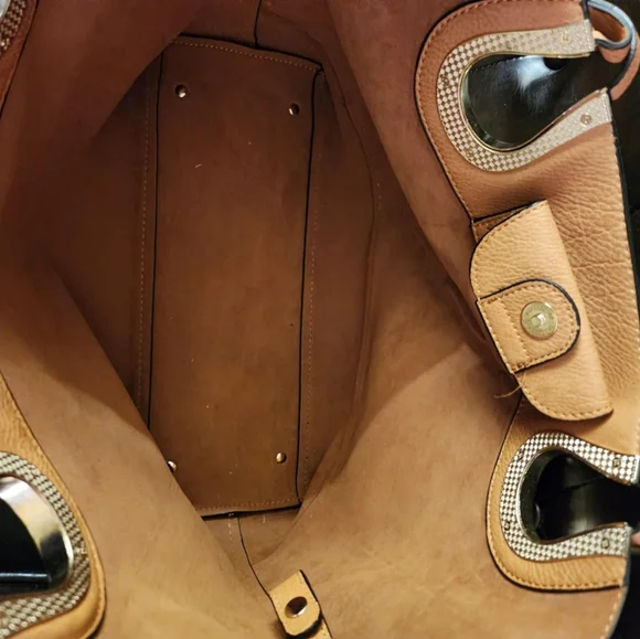 Tote bag camel color with feet - Picture 4 of 4